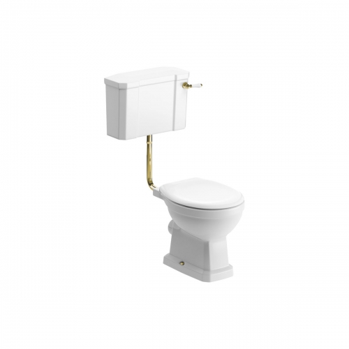 Series9 Low Level WC & Soft Close Seat w/Br.Brass Finishes