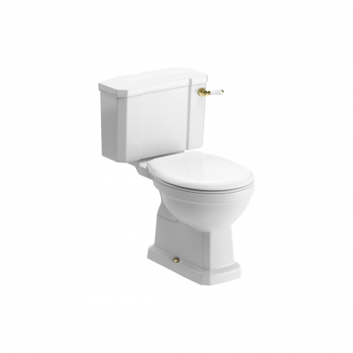 Series9 Close Coupled WC & Soft Close Seat w/Br.Brass Finishes
