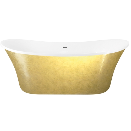 Gold Freestanding Bath 1805x785mm - Extravagance By Voda Design
