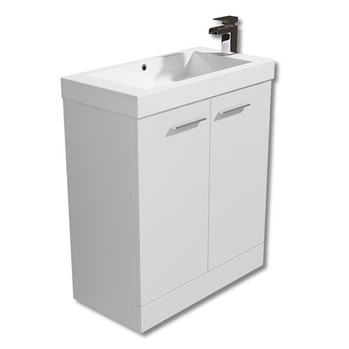 700mm Floor Standing Vanity Unit & Basin - Evora By Arley