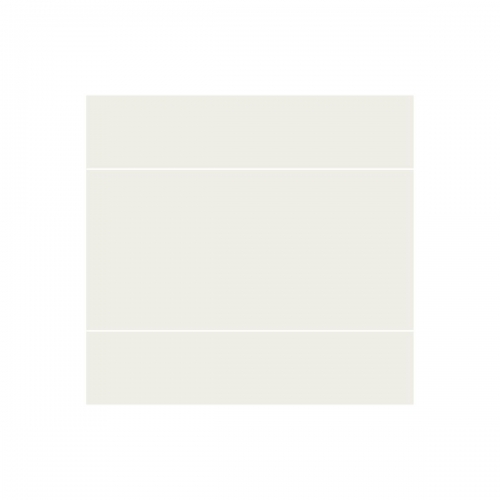 Fibo 2.4m x 0.6m Wall Panels - Athen White (Tile Effect) - Single Panel