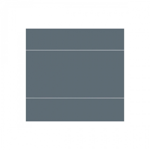 Fibo 2.4m x 0.6m Wall Panels - Dusty Blue (Tile Effect) - Single Panel