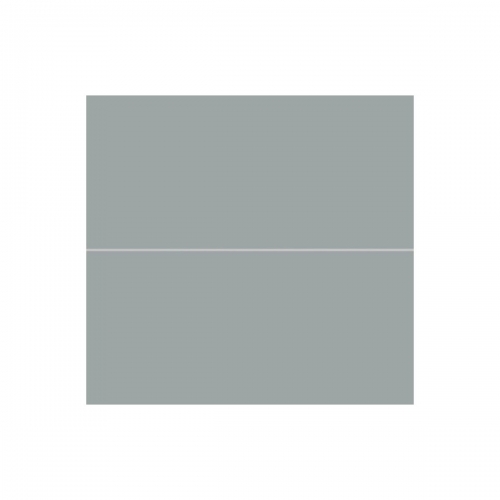 Fibo 2.4m x 0.6m Wall Panels - Medium Grey (Tile Effect) - Single Panel