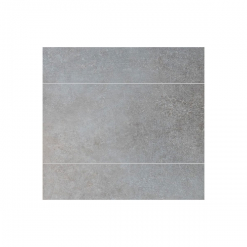 Fibo 2.4m x 0.6m Wall Panels - Grey Concrete (Tile Effect) - Single Panel