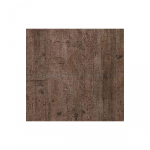 Fibo 2.4m x 0.6m Wall Panels - Rough Wood (Tile Effect) - Single Panel