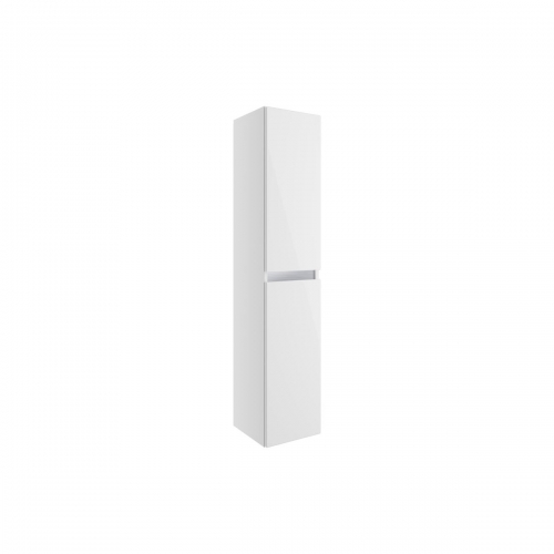 Ashland 300mm 2 Door Wall Hung Tall Unit - White Gloss
