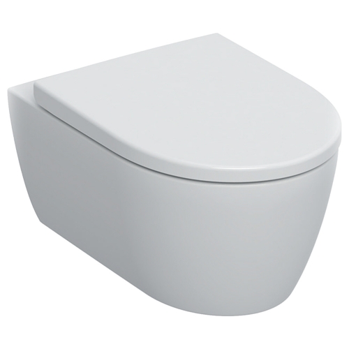 Geberit 501.664.00.1 iCon W/Hung Rimfree Pan S/C Seat