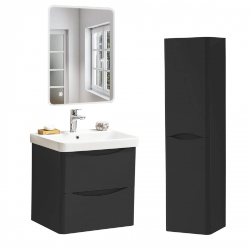 600mm Bathroom Bundle - Matt Anthracite - VODASUITE7