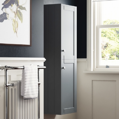 Synergy Henbury 400mm Tall Wall Unit - Grey