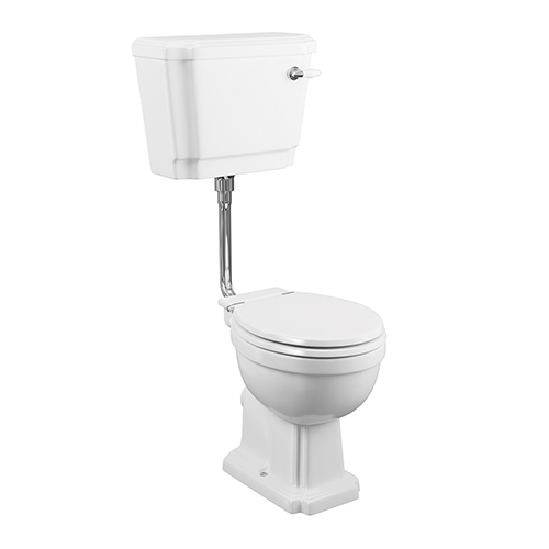 Low Level Traditional Toilet, Cistern & Seat