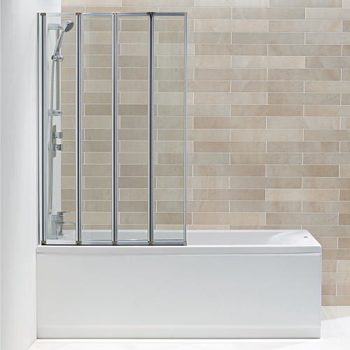 Hydro 4 Panel Folding Bath Screen