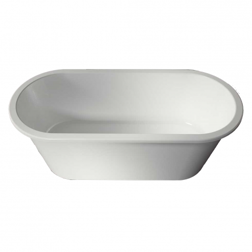 Voda Design Onega Solid Surface Stonecast Bath 1562mm