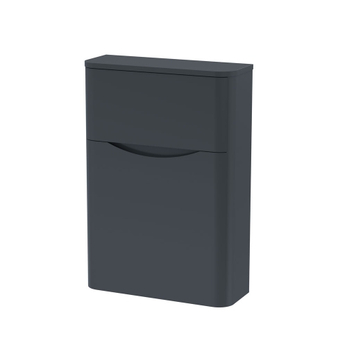 550mm W.C Unit - Soft Black (ISLA016)