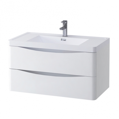 Voda Design Zen 900mm Wall Mounted Vanity Unit with Basin