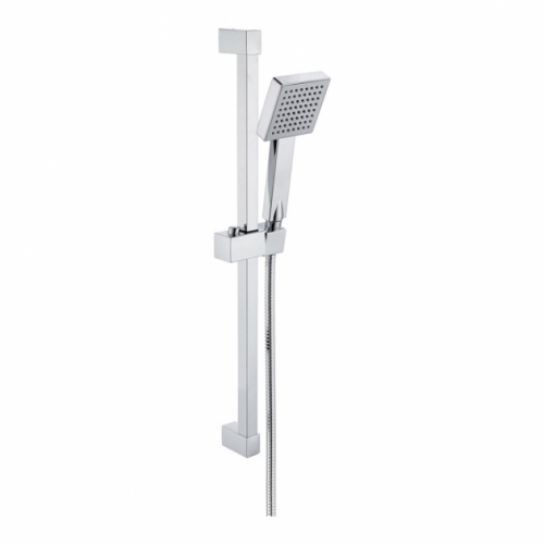 Square Slide Shower Rail Kit With Elbow