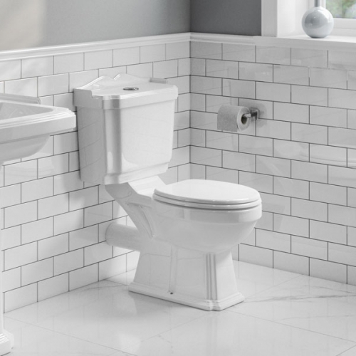 Legend Close Coupled Toilet With Push Button