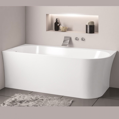Clitheroe 1650x750 Freestanding Corner Bath - Left Hand- CLITHER1650LH