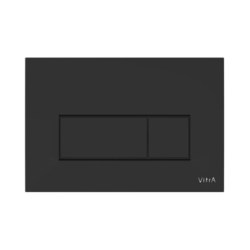 Vitra Loop Square Flush Plate - Matt Black