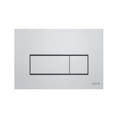 Vitra Loop Square Flush Plate - Chrome
