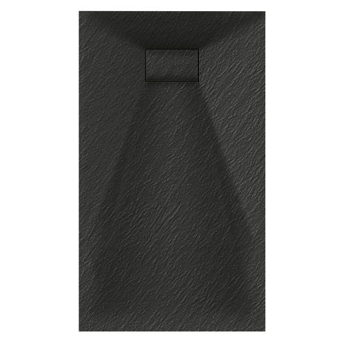 Maya Kai Rectangular Shower Tray 700X1200mm Black