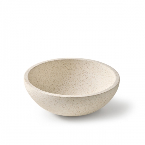 Venecia Terazzo Stone Mix Wash Basin - 35x35x13cm - White