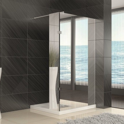 Synergy Vodas 8mm Mirror Finish Wetroom Panels - 1900mm High