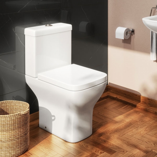Close Coupled Toilet with Soft Close Seat - Bela