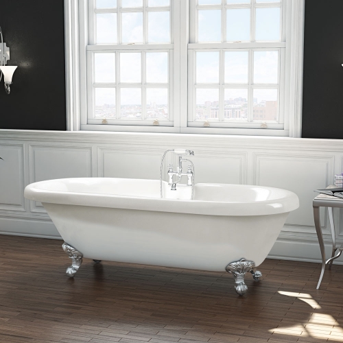 Freestanding Traditional Roll Top Bath  - Wilmslow By Synergy