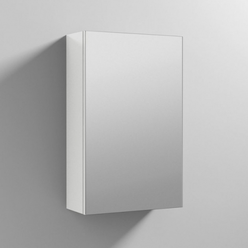 Bathroom Mirror Cabinet - White - 1 Shelf