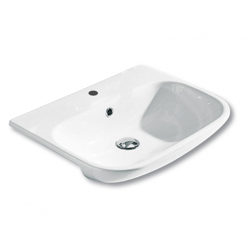 Olympia Clear Semi Recessed Basin