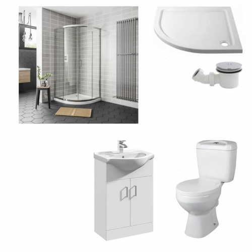 900mm Quadrant En-suite Pack - VODASUITE8