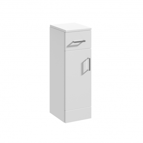 Blanco High Gloss White 250mm x 335mm Bathroom Cupboard