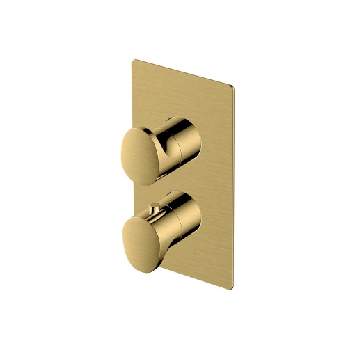 Rak Single Outlet 2 Handle Thermo Gold