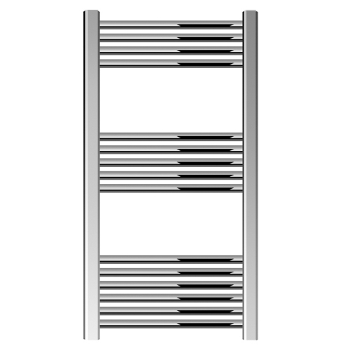 Warmbase LoCo Premier Straight 500 x 1000mm Chrome Ladder Rail