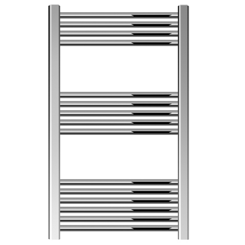 Warmbase LoCo Premier Straight 600 x 1000mm Chrome Ladder Rail