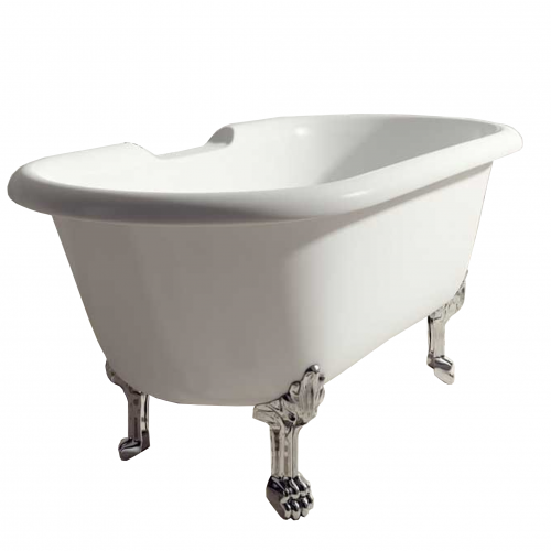 Voda Design Mia Solid Surface Stonecast Traditional Bath 1700mm
