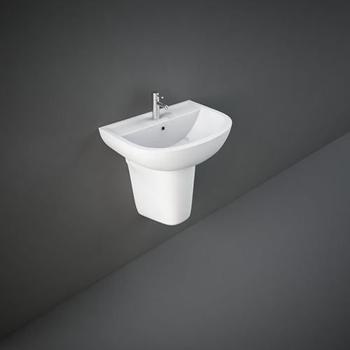 RAK Ceramics Compact Basin with Half Pedestal