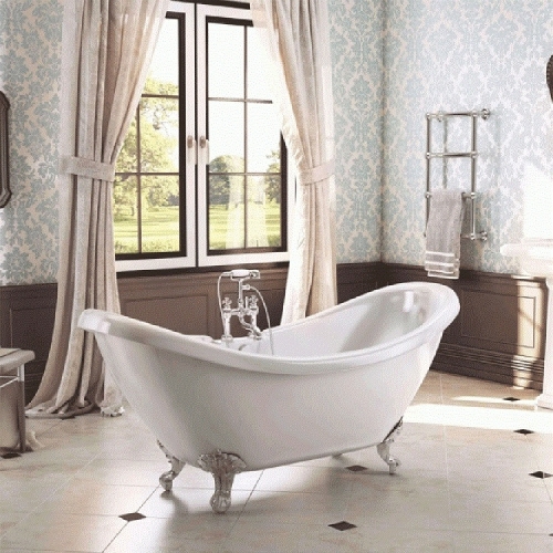 Freestanding Traditional Double Ended Bath 1750 mm - Shakespeare by Voda Design 