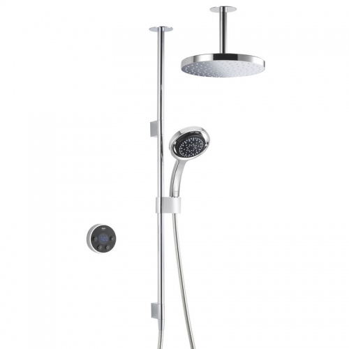 Mira Platinum Dual Ceiling Fed Shower With Wireless Digital Control 1.1796.001 - High Pressure