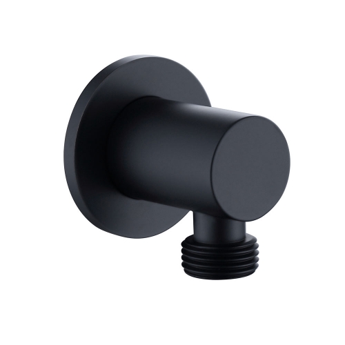 Black Round Outlet Elbow by Voda Design