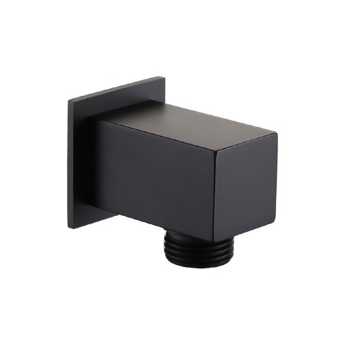 Black Square Outlet Elbow by Voda Design