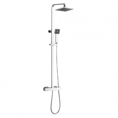 Square Dual Thermostatic Shower Set