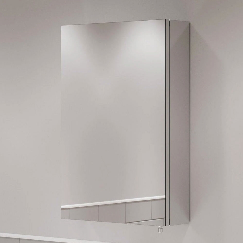 Mirror Cabinet Stainless Steel Single Door 300mm x 500mm