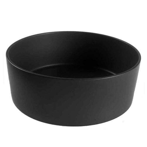 460mm Matt Black Countertop Basin - By Voda Design