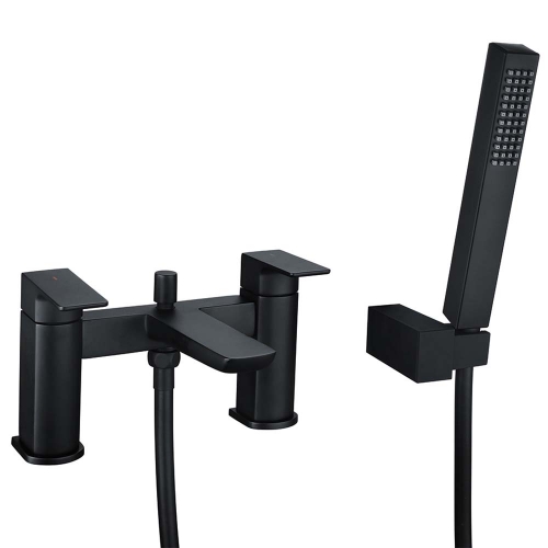 Black Bath Shower Mixer - By Voda Design