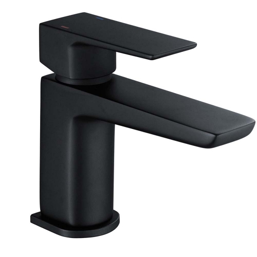 Black Mini Basin Mixer - By Voda Design