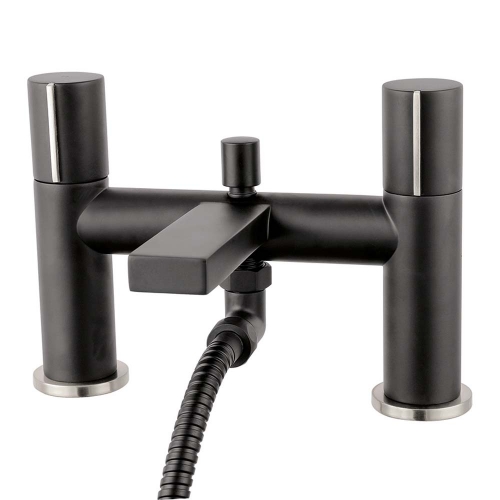 Black Bath Shower Mixer - By Voda Design