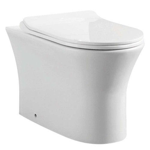 Back To Wall Rimless Toilet & Soft Close Seat - F10 By Voda Design