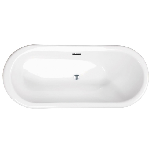 Freestanding Modern Slipper Double Ended bath 1830 mm - Ibiza by Synergy 
