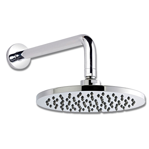 Round 200mm Shower Head & Arm